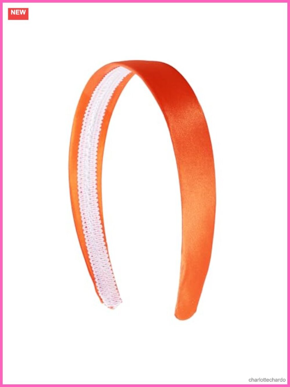 1 Inch Satin Hard Headband Hair Accessory for Women